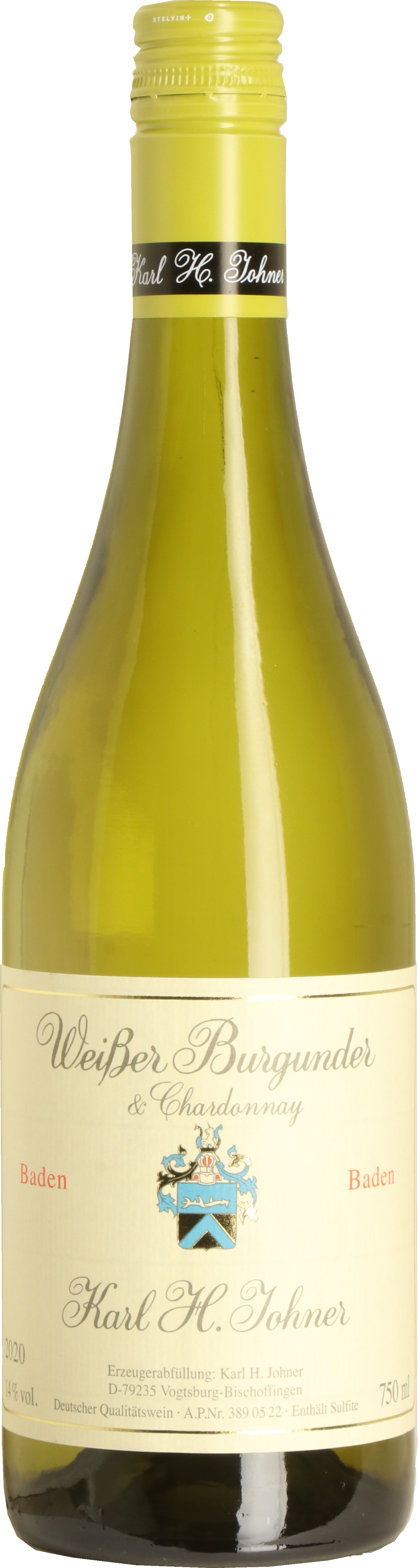 Weisser Burgunder & Chardonnay - Johner 2023