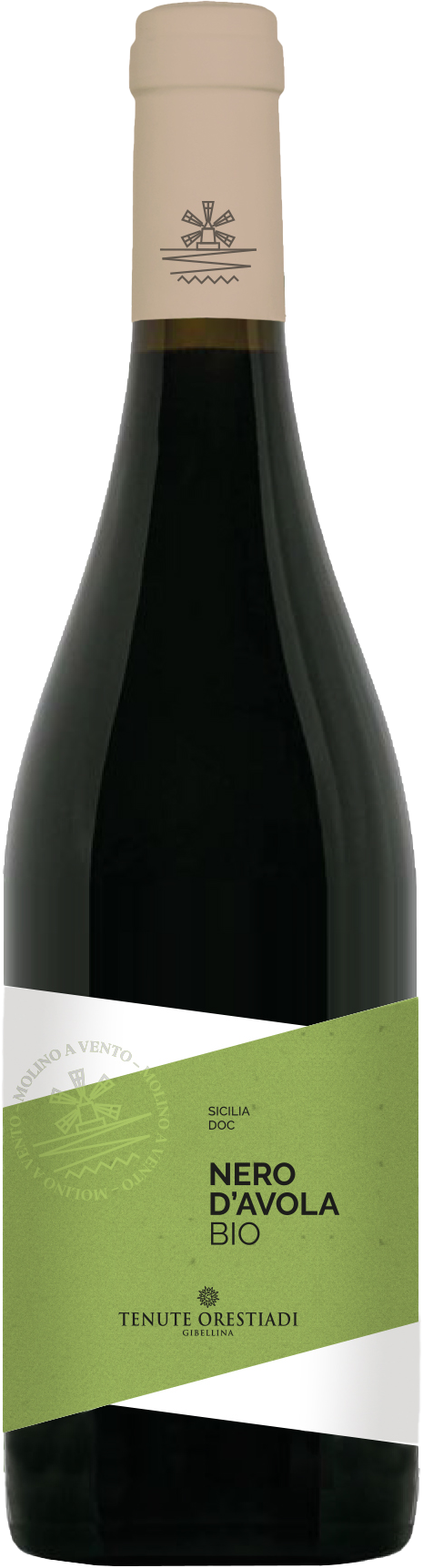 Nero d'Avola - Vino Biologico - Sicilia DOC Molino a Vento 2024